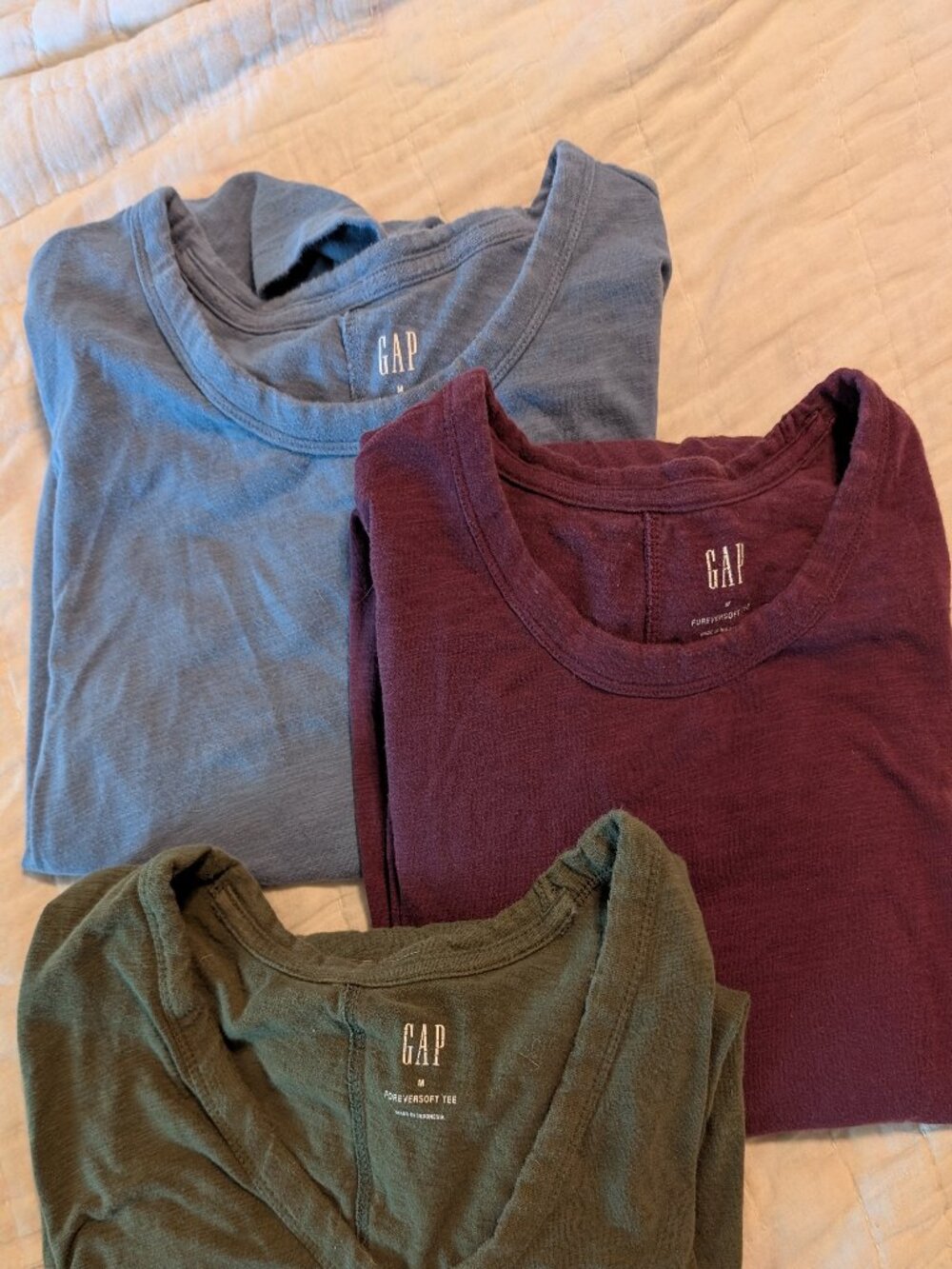 Solid color, long sleeve t shirts
